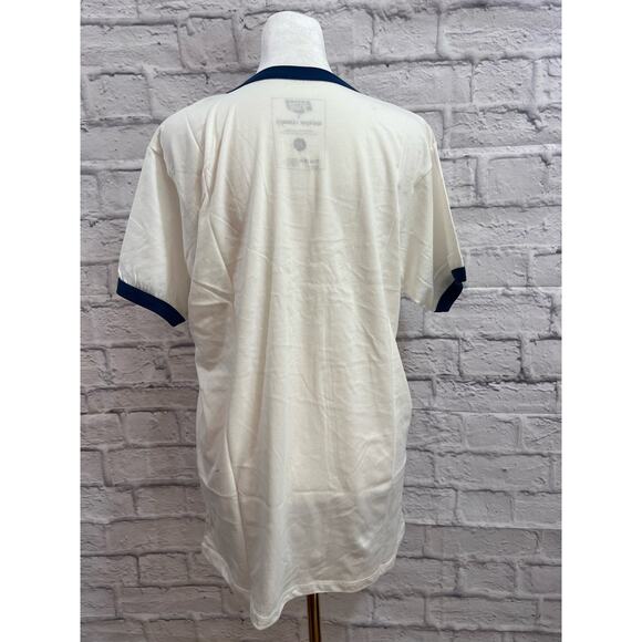 DC Comics x Unique Vintage Medium Super Girl Short Sleeved Ringer T-Shirt NEW!!! - Picture 3 of 3